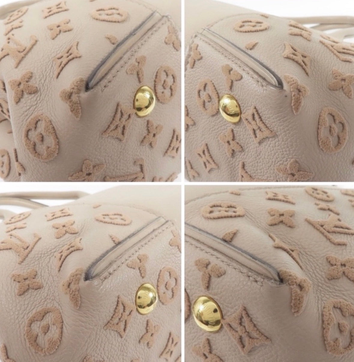 Louis Vuitton Beige Veau Cachemire W Tote PM