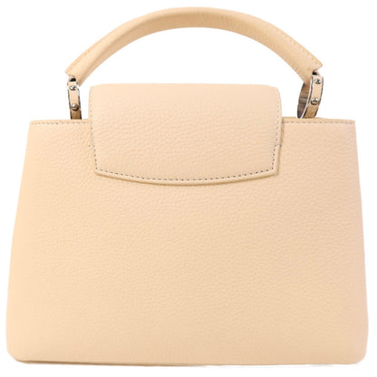 Louis Vuitton Taurillon Leather Mechanical Flowers Capucines BB - Dune