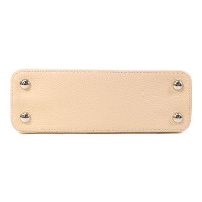 Louis Vuitton Taurillon Leather Mechanical Flowers Capucines BB - Dune