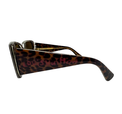 Louis Vuitton x Stephen Sprouse Leopard Marquise Sunglasses Brown Z0207W