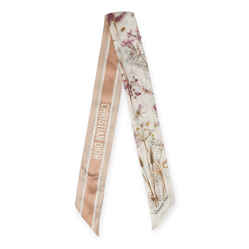 Christian Dior Silk Floral Mitzah Scarf