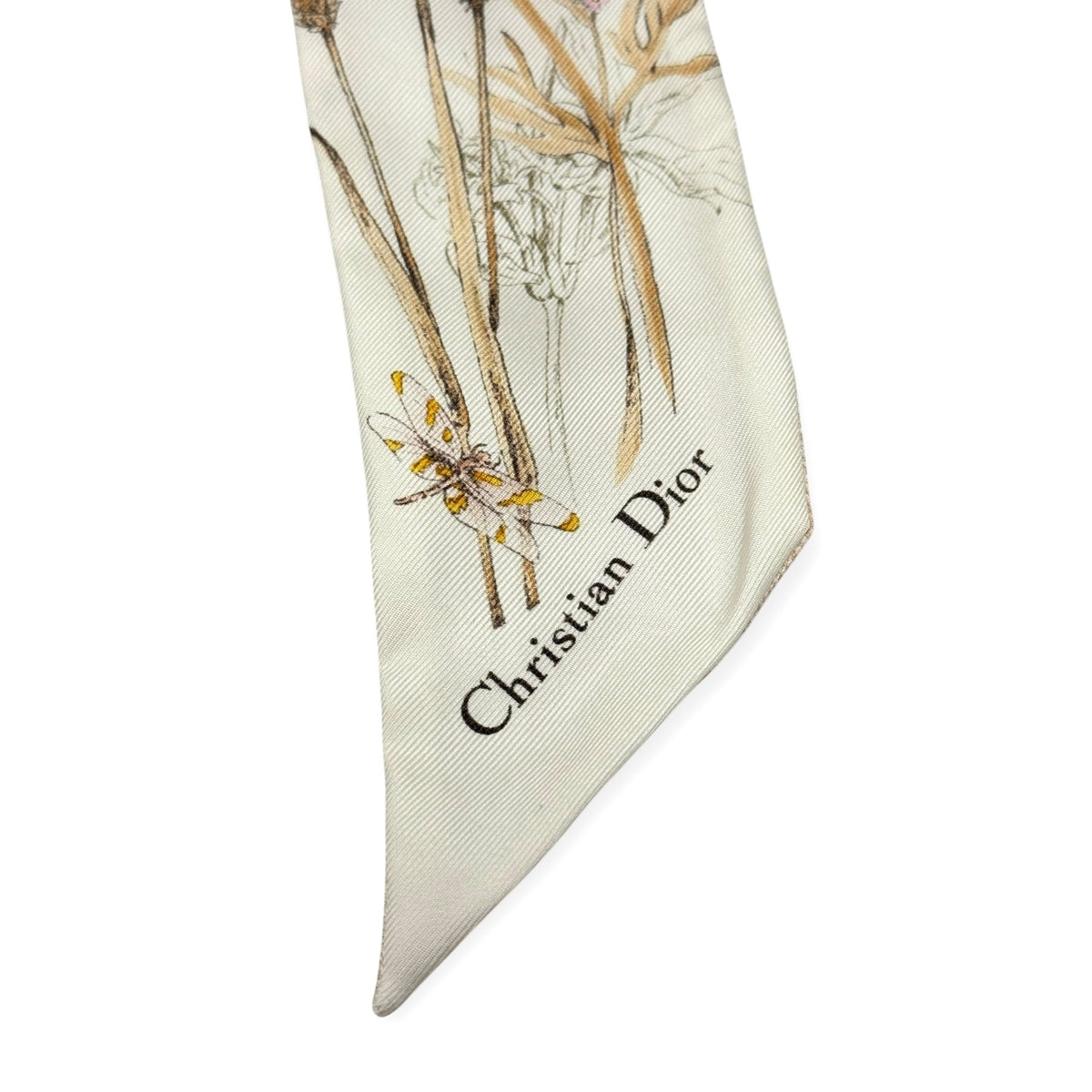 Christian Dior Silk Floral Mitzah Scarf