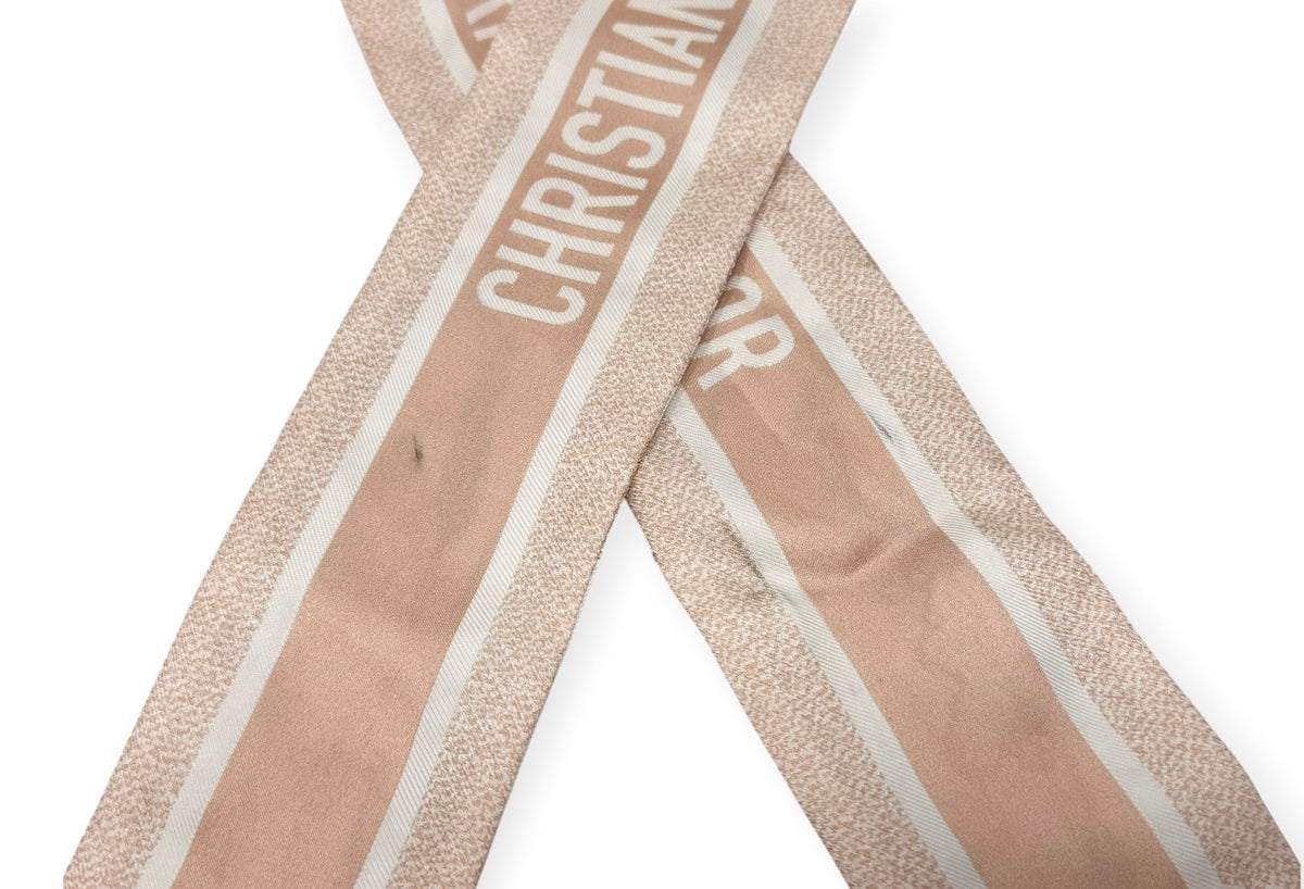 Christian Dior Silk Floral Mitzah Scarf