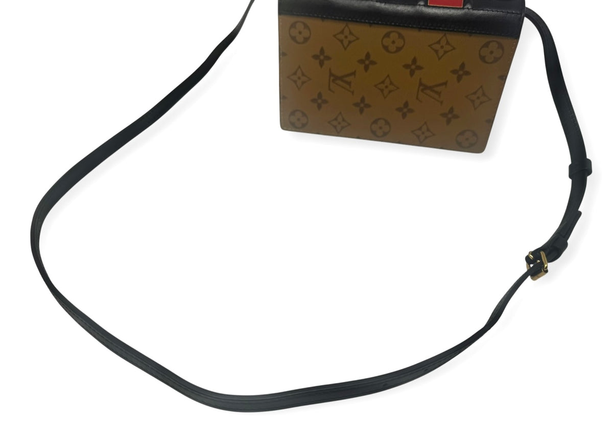 Louis Vuitton Limited Edition Reverse Monogram Book Chain Crossbody Bag