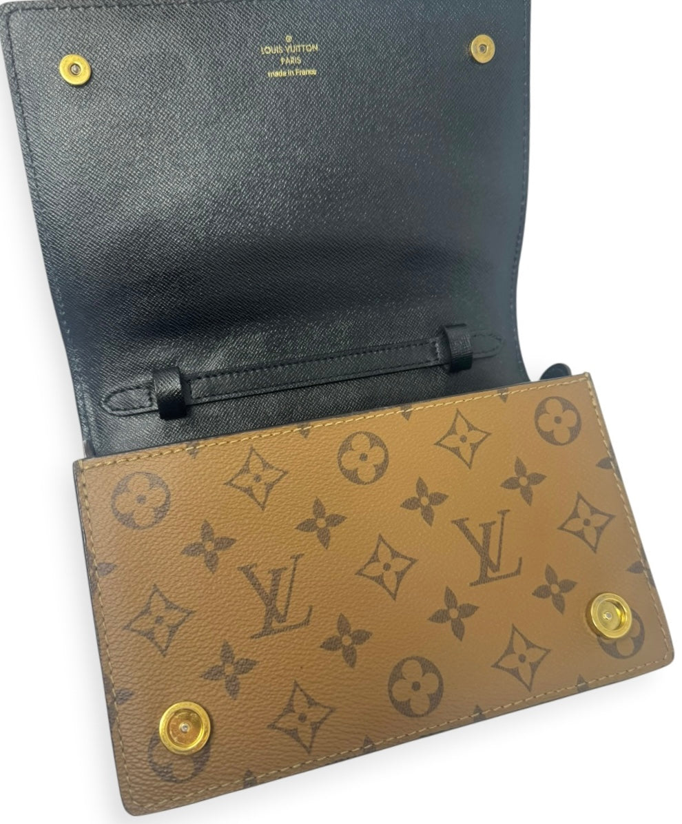 Louis Vuitton Limited Edition Reverse Monogram Book Chain Crossbody Bag