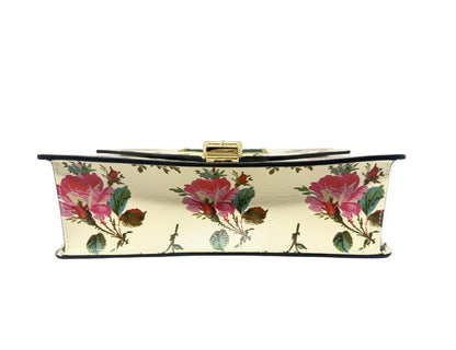 Gucci Floral Leather Sylvie Shoulder Bag Small