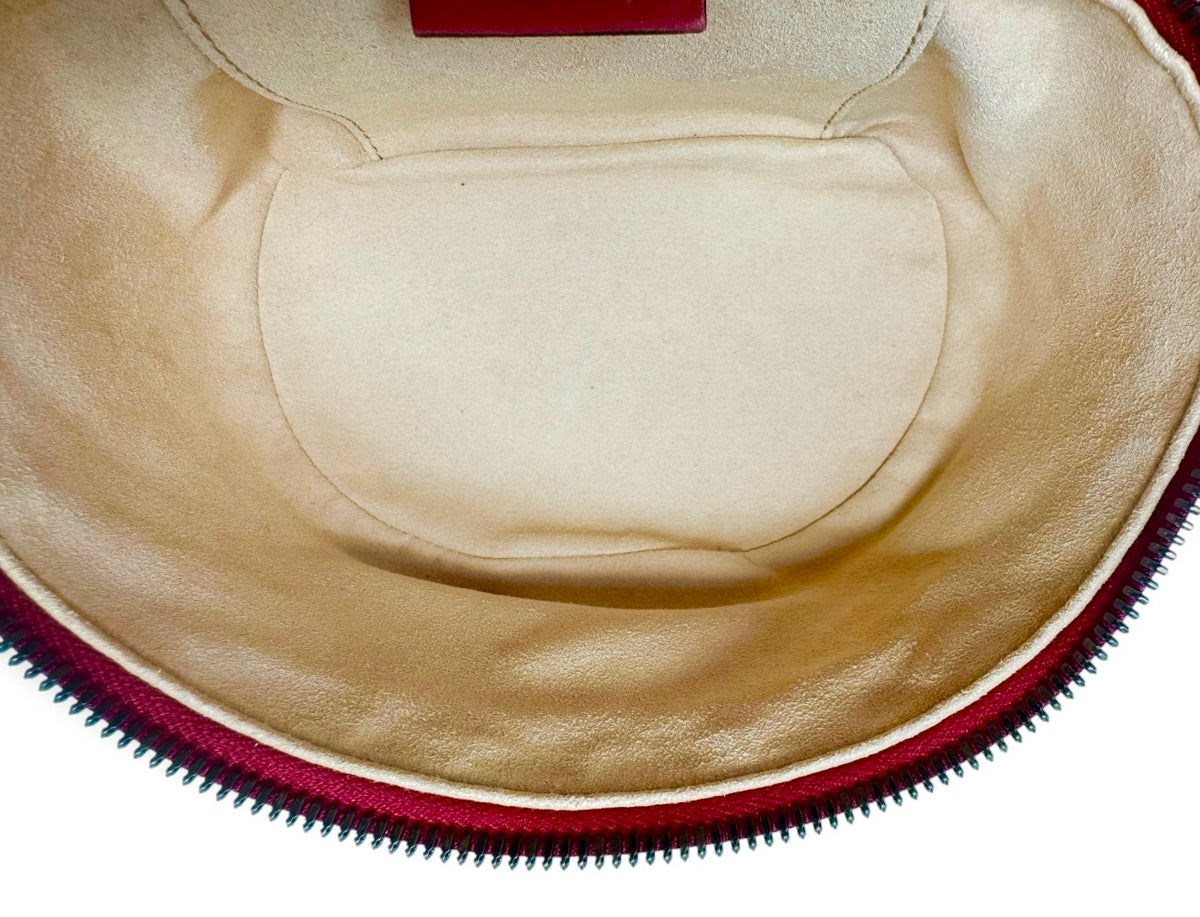 Gucci GG Marmont Mini Vanity Backpack Red Matelasse Leather