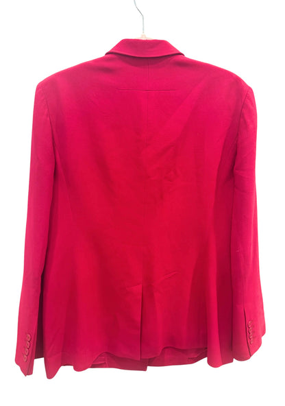 Givenchy Hot Pink Single-Breasted Cady Blazer Jacket - US 10