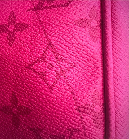 Louis Vuitton Pink Taigarama Keepall Bandouliere 50 Travel Bag