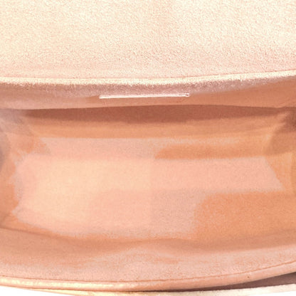 Louis Vuitton Pink and White Leather Mylockme Chain Shoulder Bag