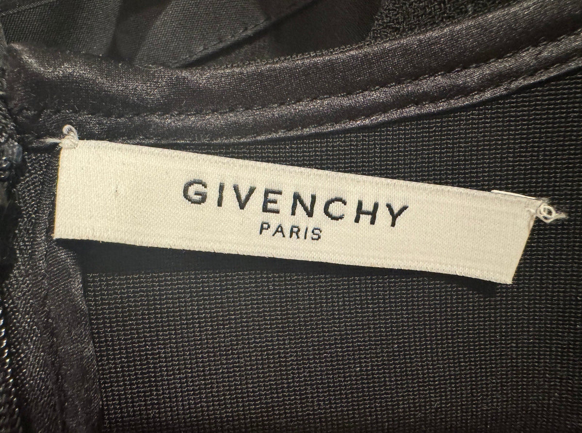 Givenchy Black Midi Sheath Dress - US 6