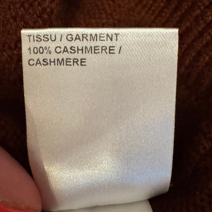 Chloe Burgundy Cashmere V-Neck Sweater - Medium
