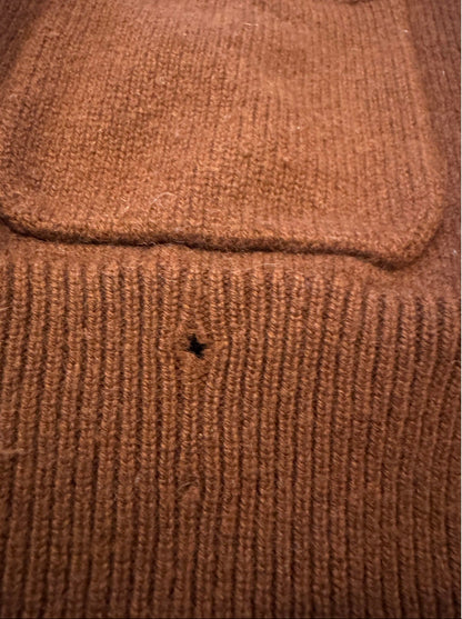 Chloe Burgundy Cashmere V-Neck Sweater - Medium