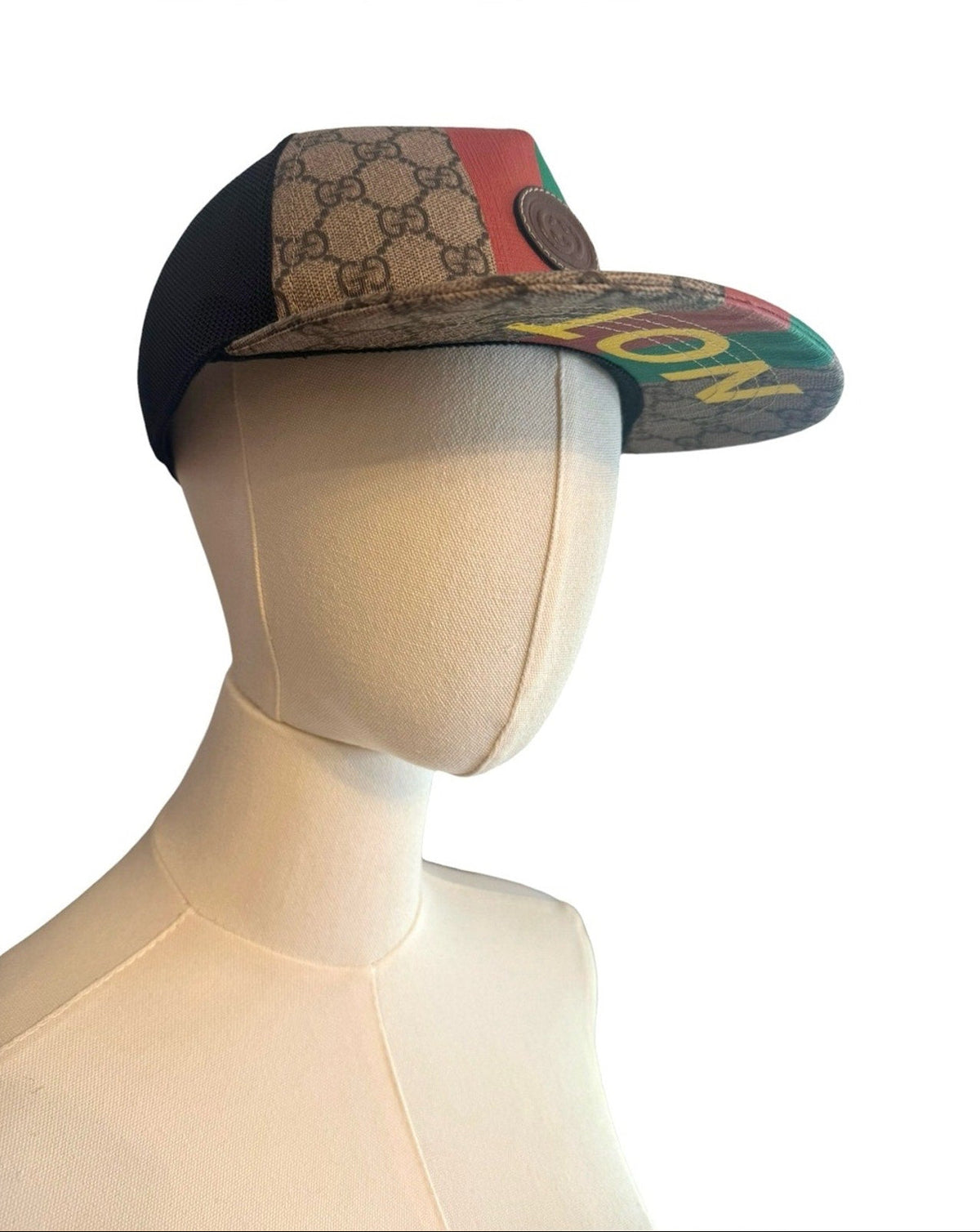 Gucci GG Supreme FAKE/NOT Baseball Hat NWT