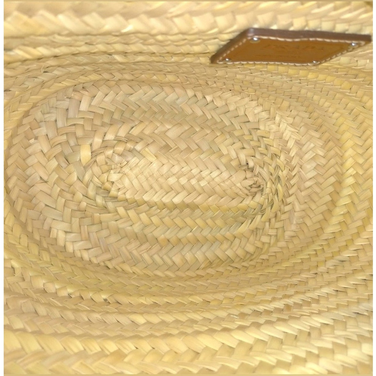 Prada Palmito Raffia Basket Tote