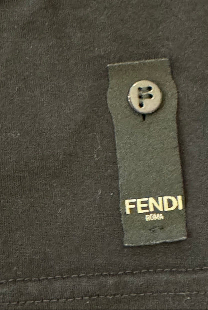 Fendi Black Monster T-Shirt - Size S