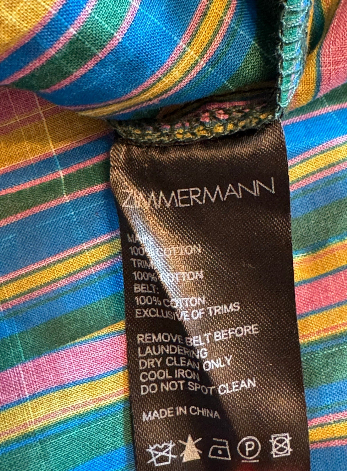 Zimmermann Multicolor Striped Tassel Maxi Skirt - US 10