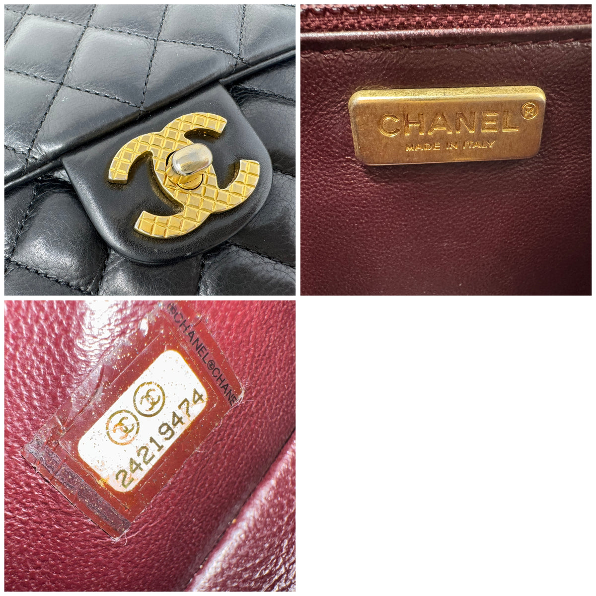 Chanel Black Quilted Calfskin Leather Rock The Corner Medium Flap Bag