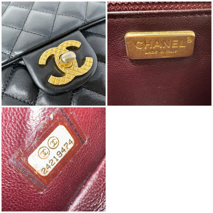 Chanel Black Quilted Calfskin Leather Rock The Corner Medium Flap Bag