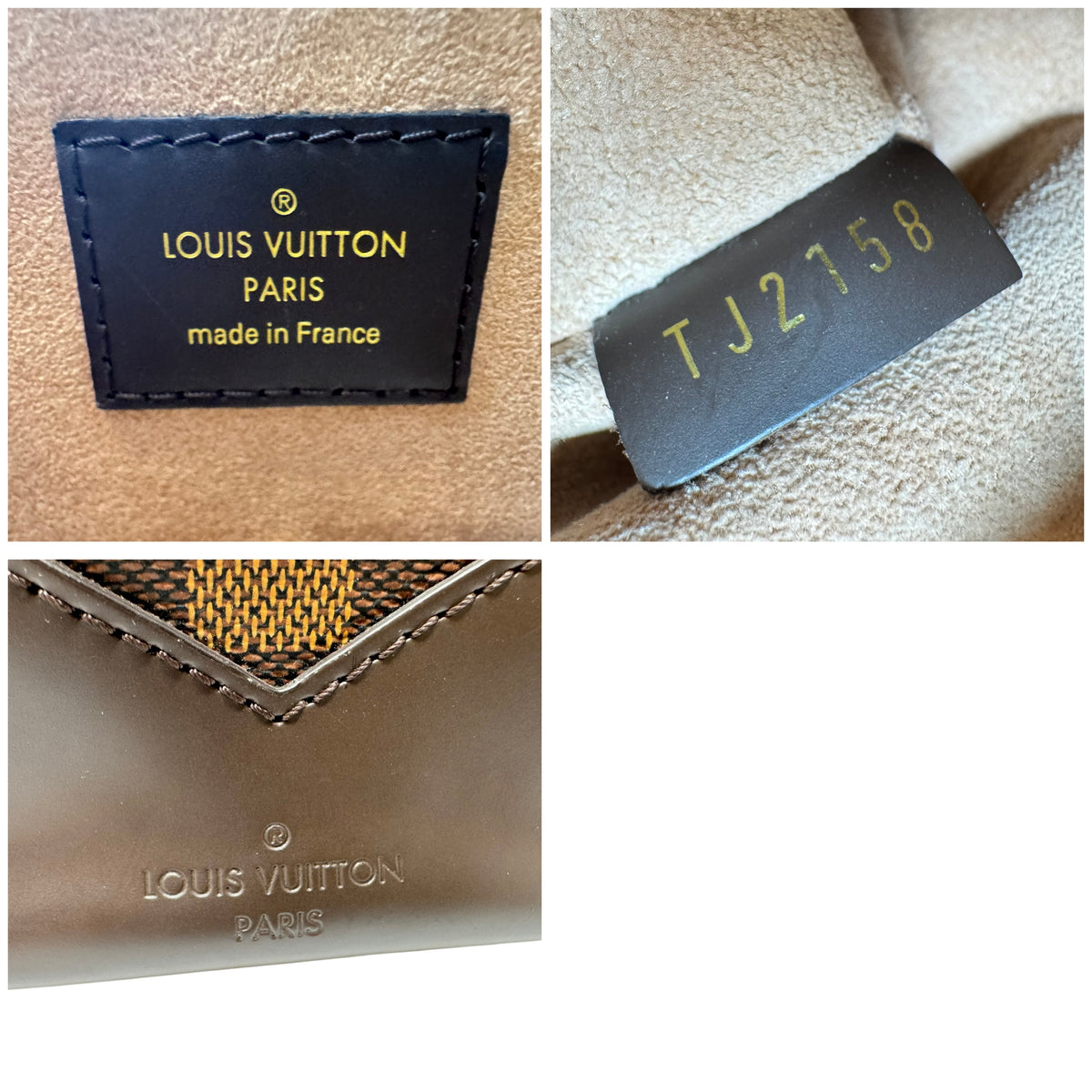 Louis Vuitton Damier Ebene Kensington Bowling Bag