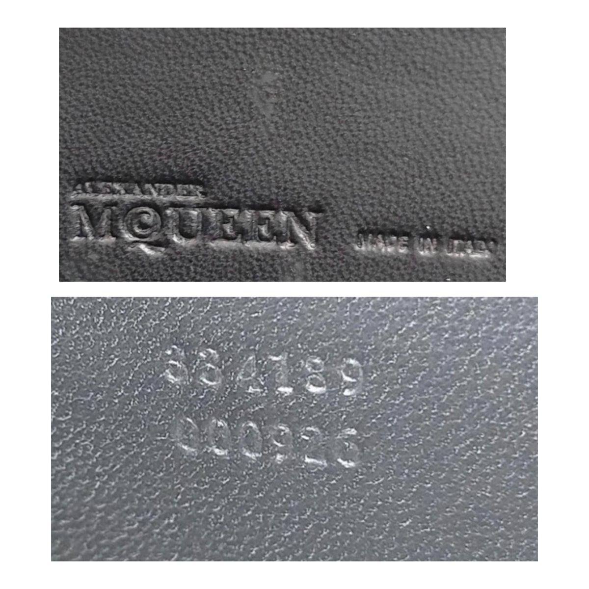Alexander McQueen Black Leather & Swarovski Crystal Skull Box Clutch