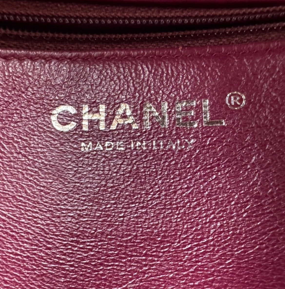 Chanel Burgundy Quilted Leather Medium Trendy Top Handle Bowling Bag