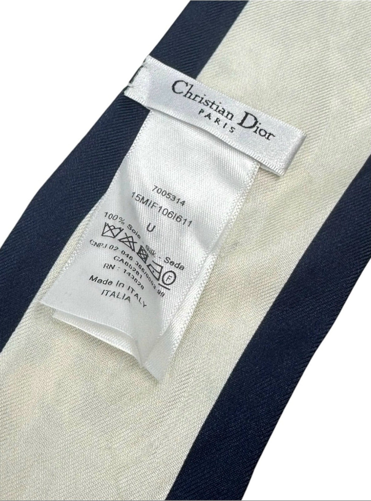 Christian Dior D-Millefiori Mitzah Silk Scarf Twilly