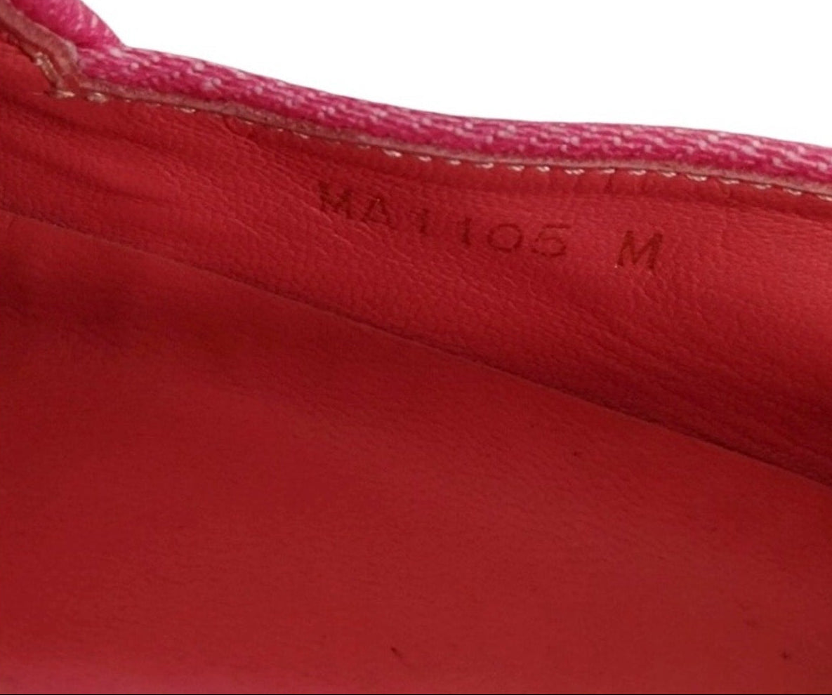 Louis Vuitton Pink Denim Shore Postcard Espadrilles - Size 36