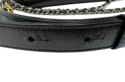Chanel Small Black Quilted Leather Gabrielle Hobo Bag