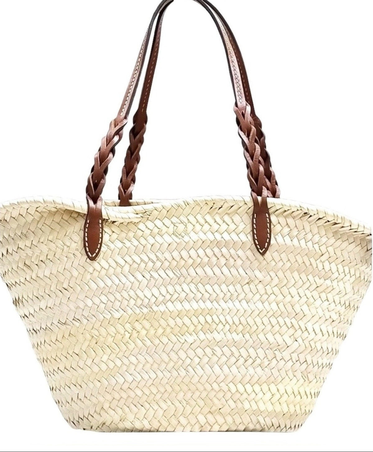Prada Palmito Raffia Basket Tote