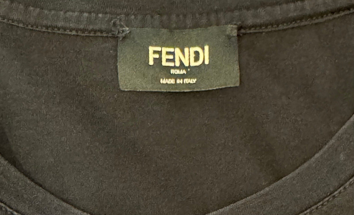 Fendi Black Monster T-Shirt - Size S