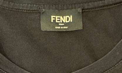 Fendi Black Monster T-Shirt - Size S