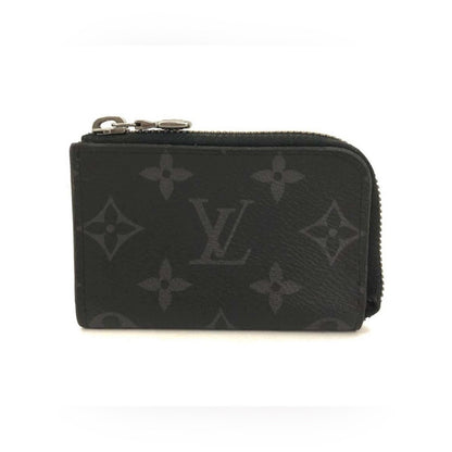 Louis Vuitton Monogram Eclipse Zip Around Coin Pouch Card Holder