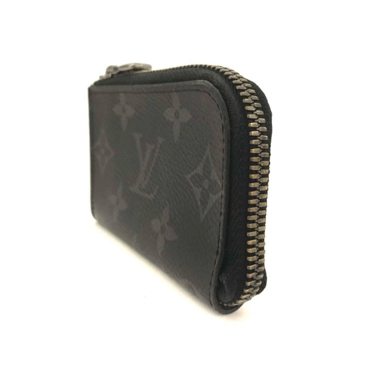Louis Vuitton Monogram Eclipse Zip Around Coin Pouch Card Holder