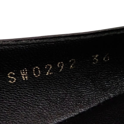 Louis Vuitton Popi Line Monogram and Black Leather Ballet Shoes - Size 36