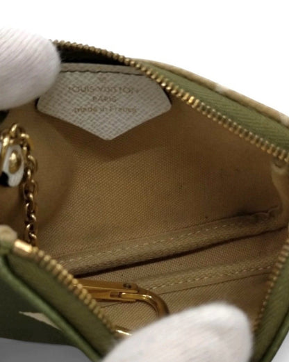 Louis Vuitton Monogram Giant Micro Pochette Accessories Green/Beige