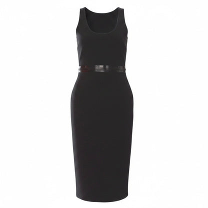 Givenchy Black Midi Sheath Dress - US 6