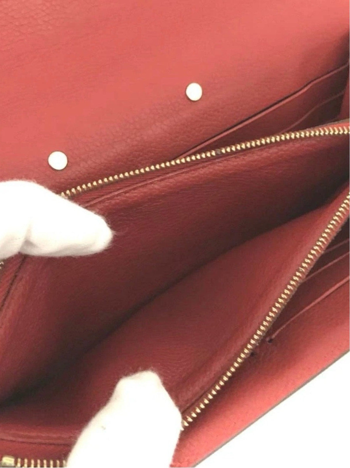 Louis Vuitton Monogram Pallas Wallet Red