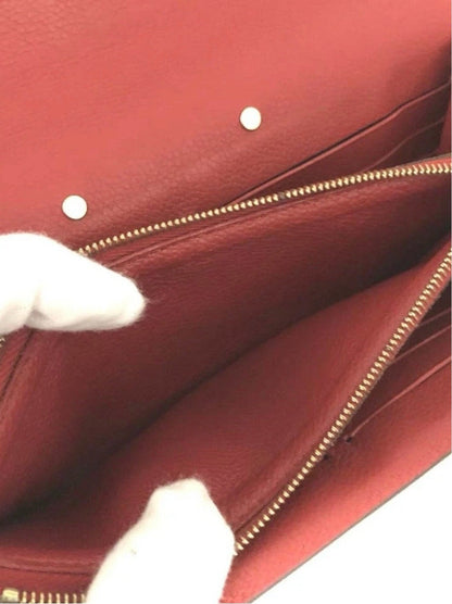 Louis Vuitton Monogram Pallas Wallet Red